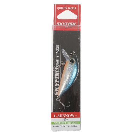 Воблер SKYFISH "L-MINNOW" SINKING 44 мм, 5 гр, 0-0.5 м, цвет: #C09